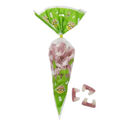 Lollywood Kleine Zure Vampiertanden tipzak 250g