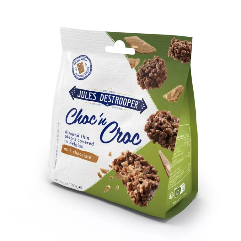 Jules Destrooper Choc ’n Croc Fijne amandelkoekjes 100g