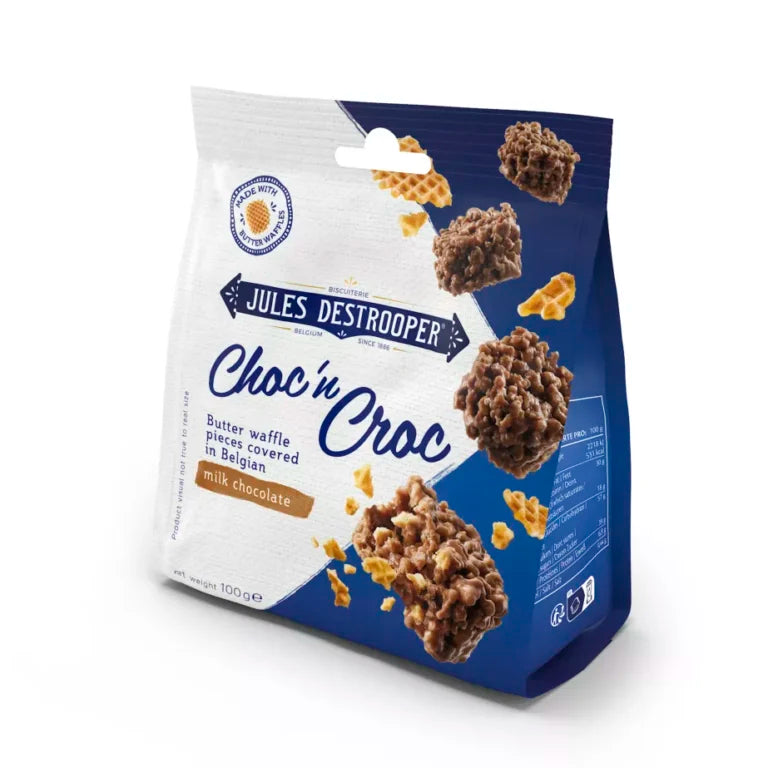 Jules Destrooper Choc 'n Croc Parijse Wafel 100g