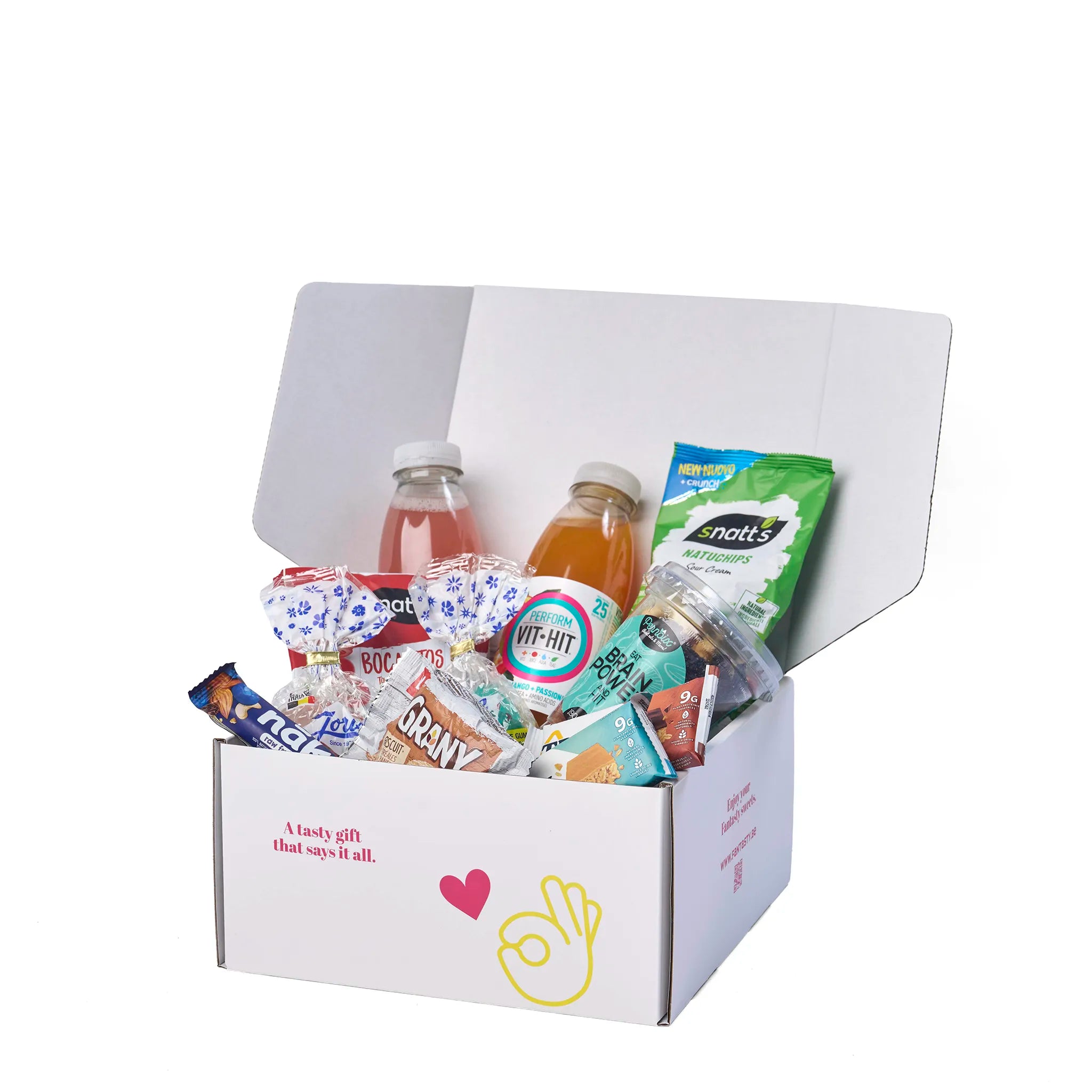 Geschenk Feel Good mooi verpakt in de open cadeaudoos