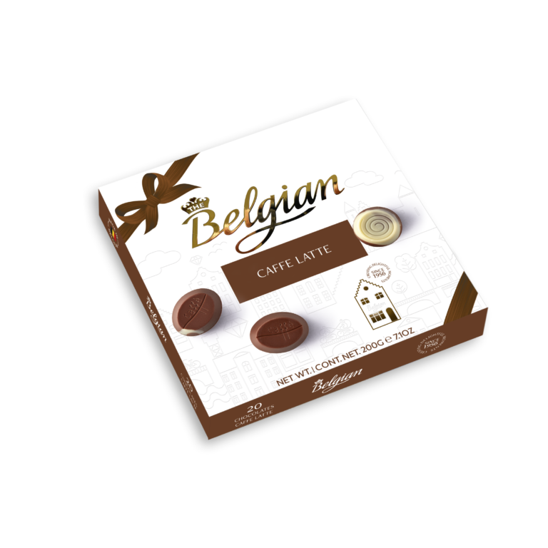 The Belgian Pralines Caffe Latte Giftbox 200g