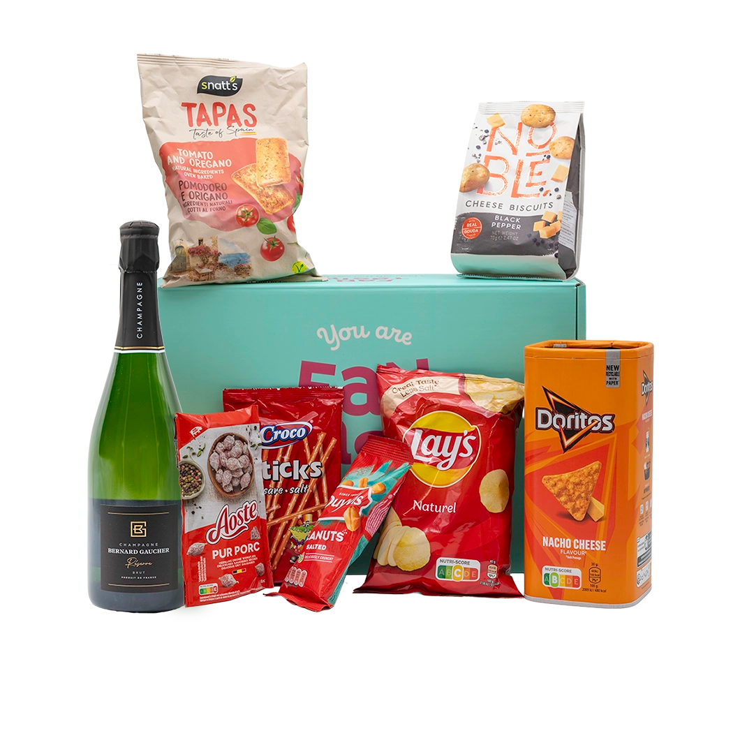 Fantasty Aperitiefgeschenk 'Champagne & Treats'