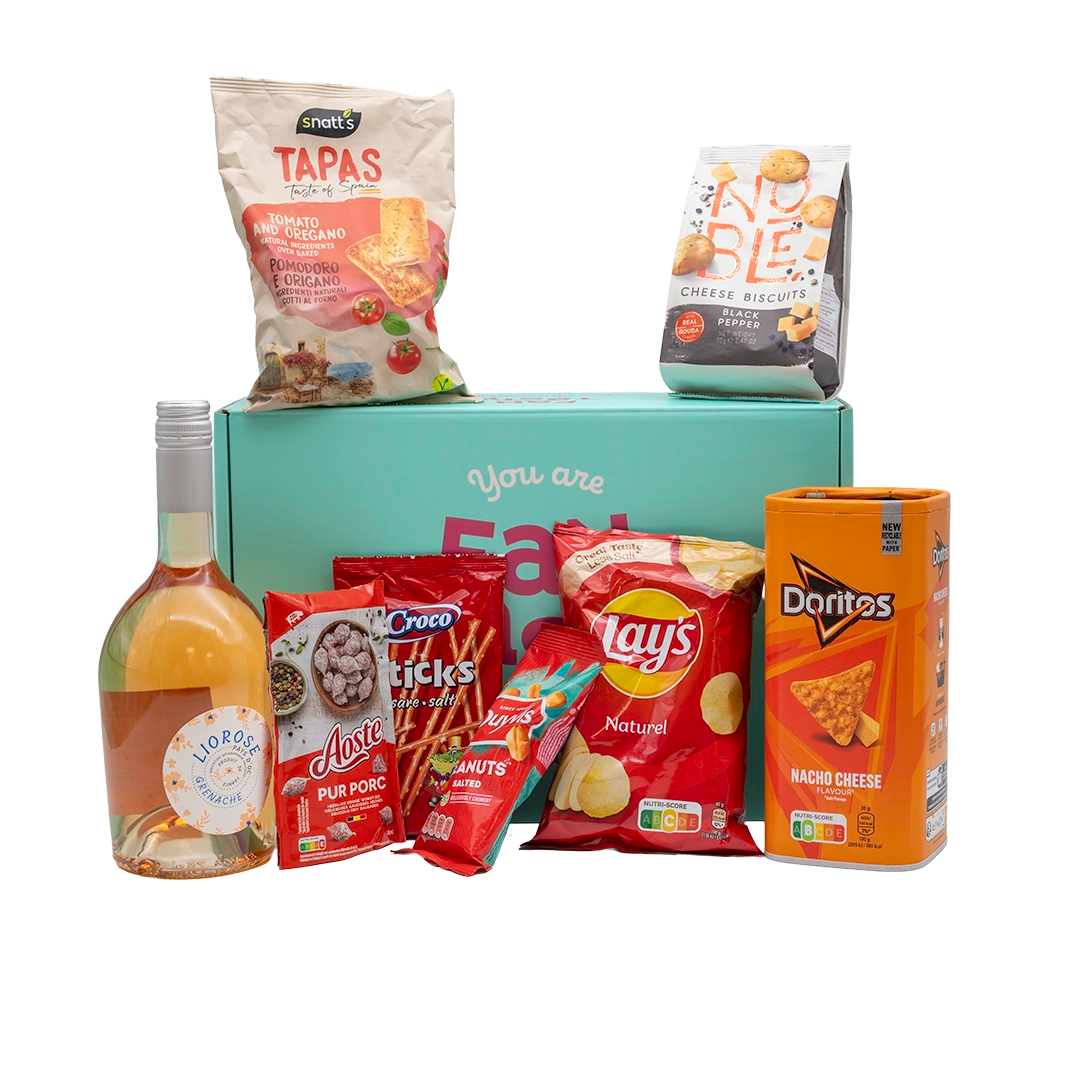 Fantasty Aperitiefgeschenk 'Rosé Wine & Treats'